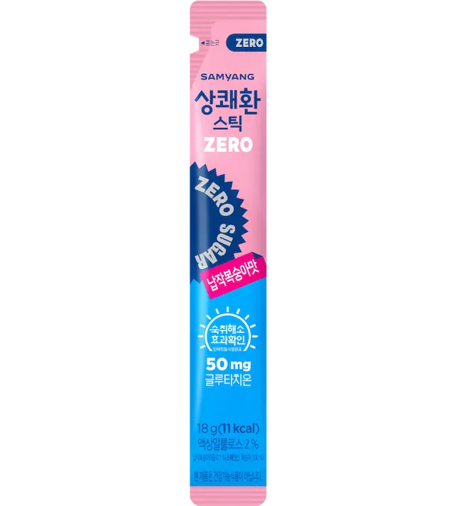 상쾌환 스틱 ZERO 납작복숭아맛